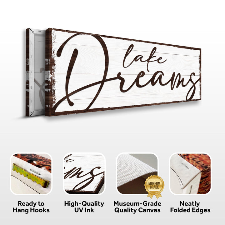 Lake Dreams Sign