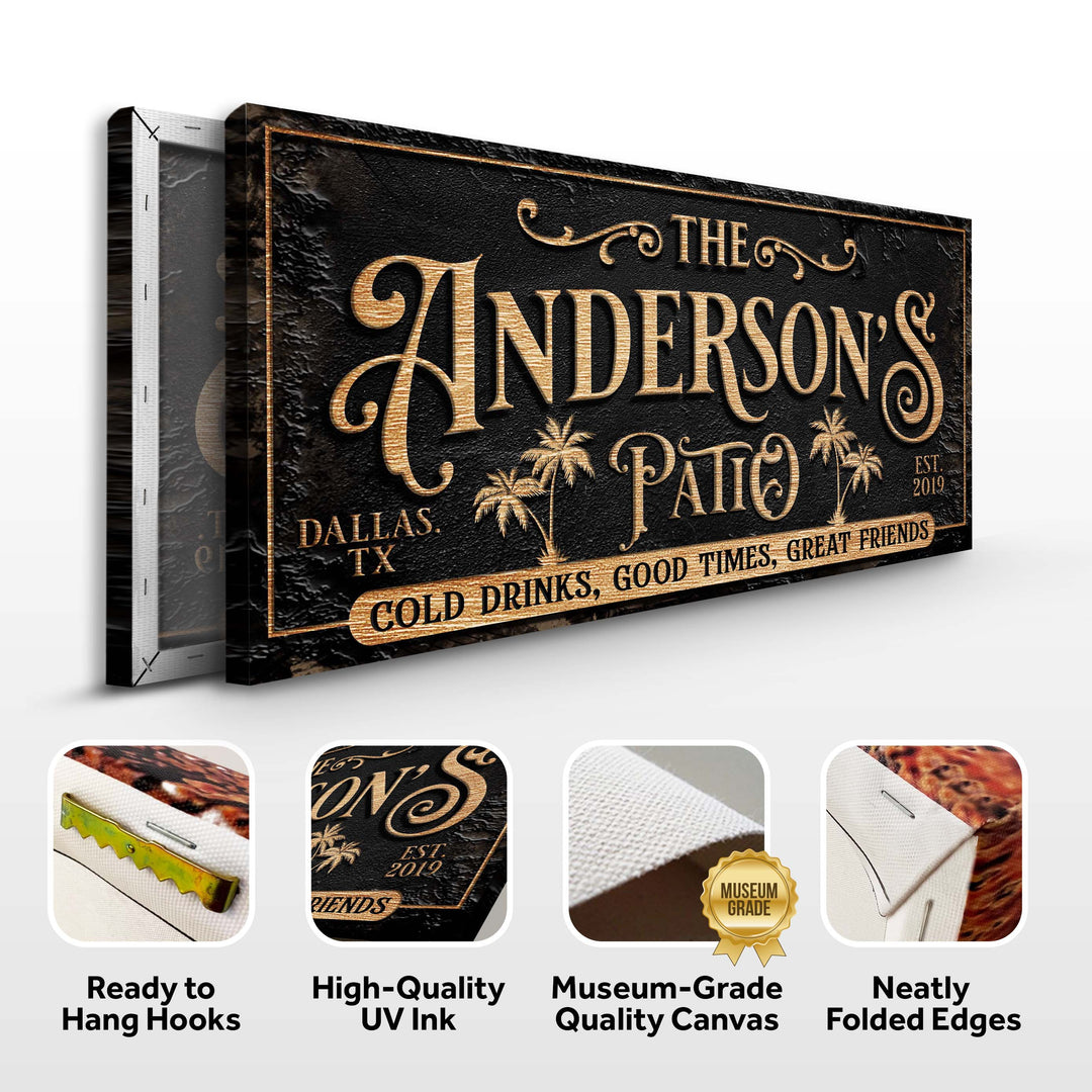 Personalized Patio Sign