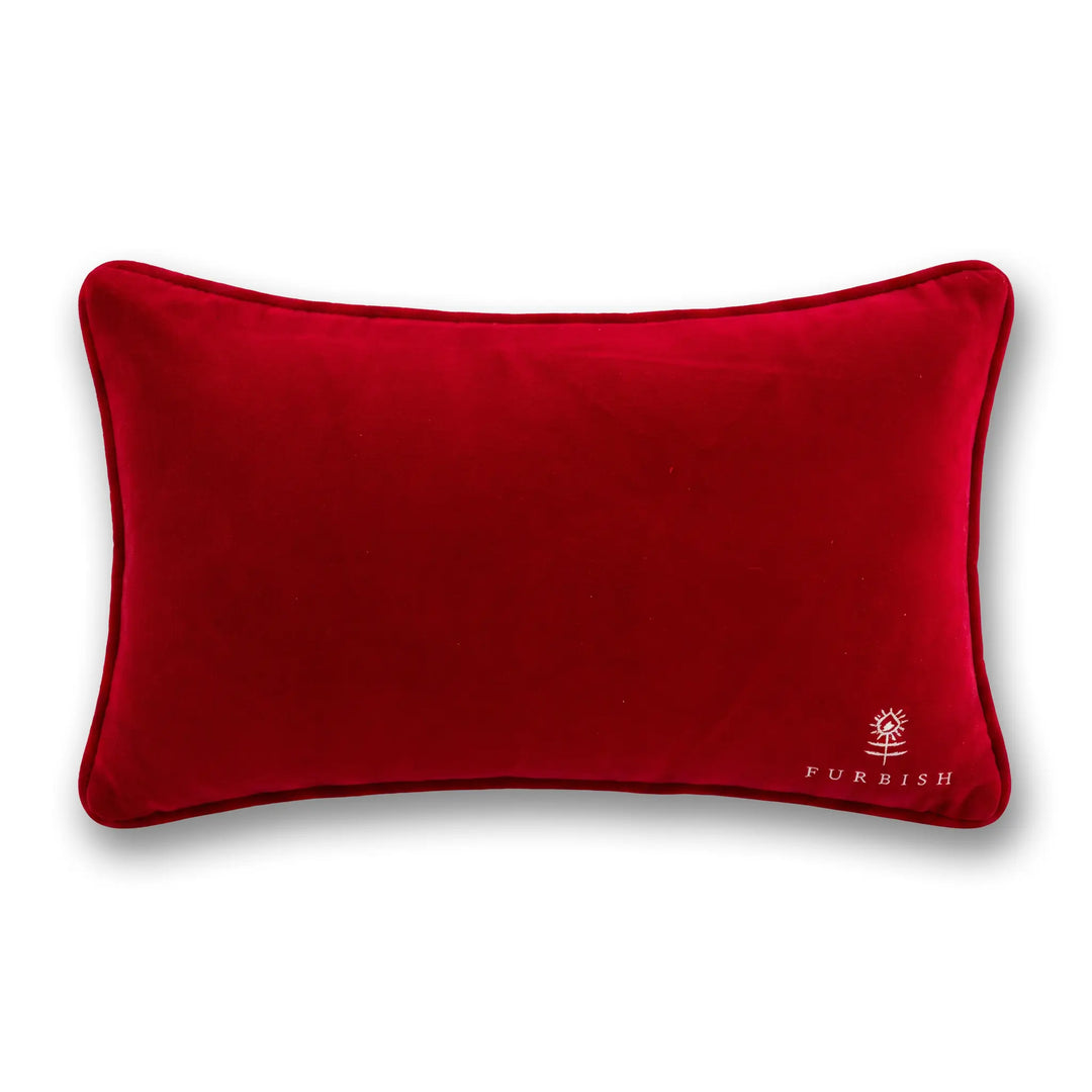 A Tini Bit Merry Needlepoint Pillow