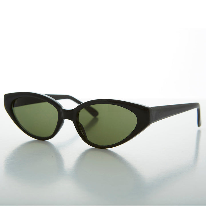 Punk Rocker Oval Cat Eye Vintage Women's Sunglass - Audrey