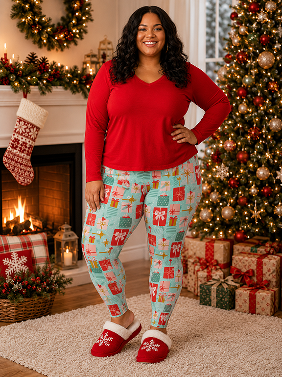 All Wrapped Up Buttery Soft Leggings by Lipstick & Chrome TC2