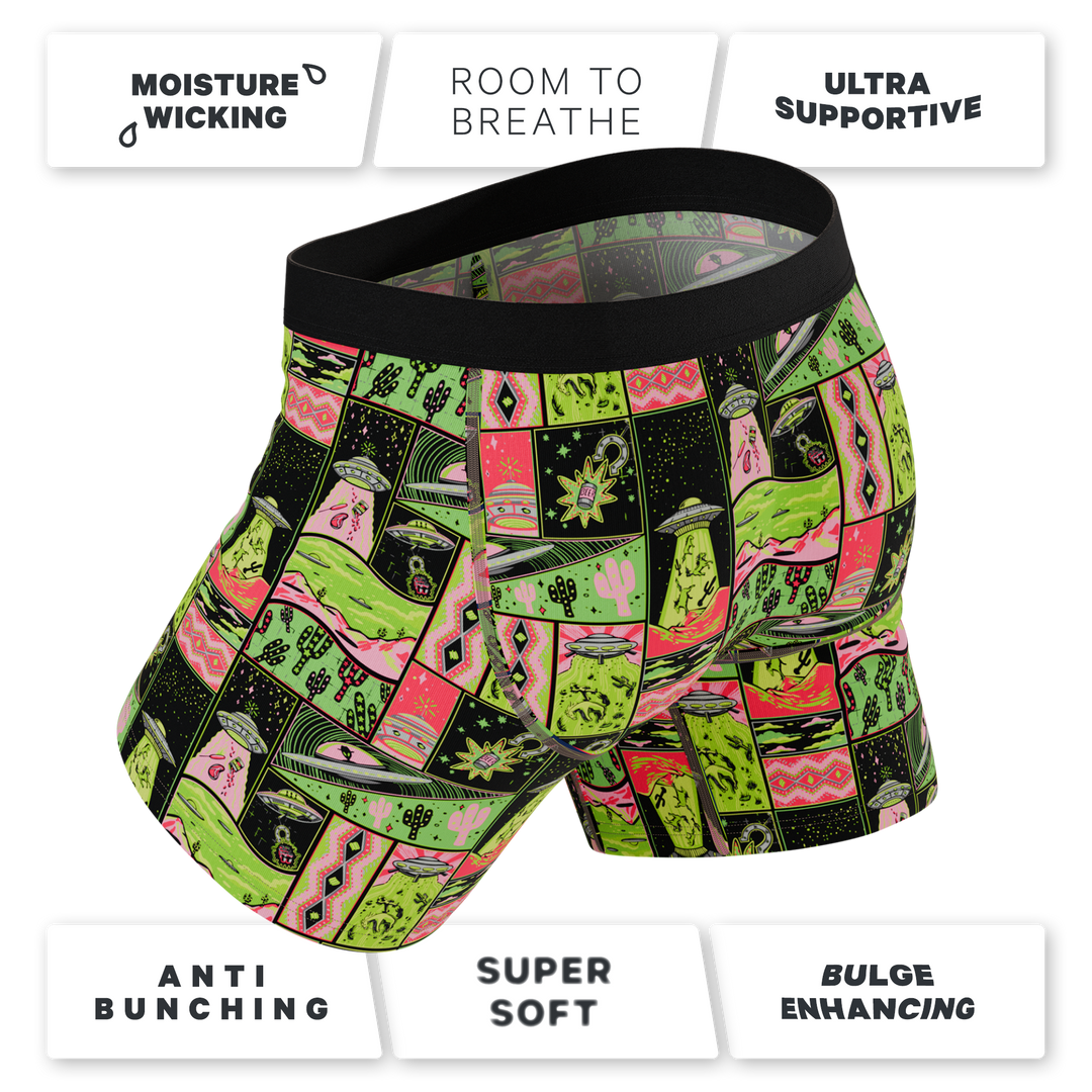 The Area 51 | Retro-Futuristic Alien Ball Hammock® Pouch Underwear