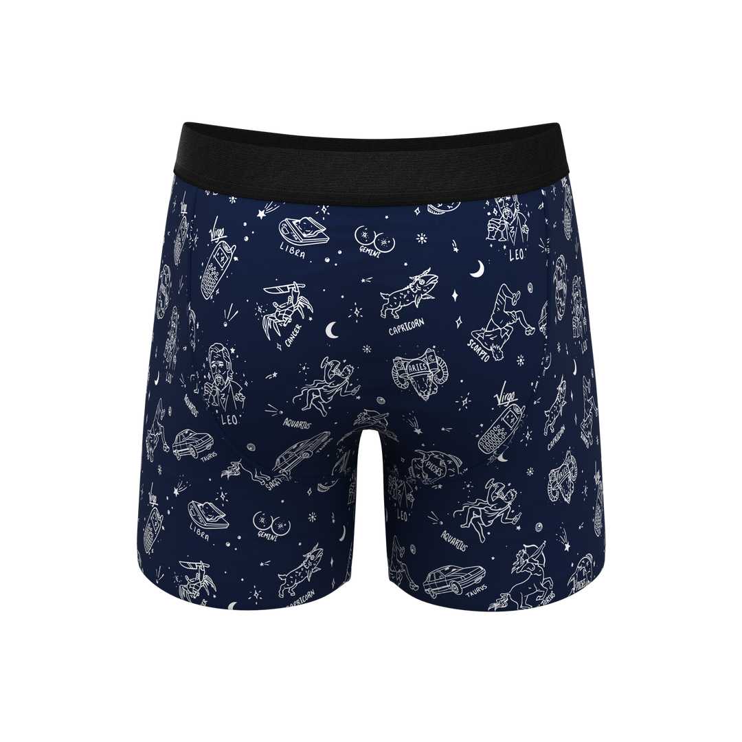 The Astrology Major | Glow in the Dark Astrological Signs Ball Hammock® Pouch Underwear