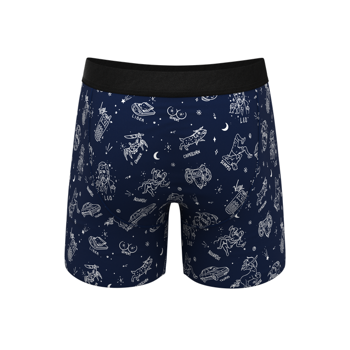 The Astrology Major | Glow in the Dark Astrological Signs Ball Hammock® Pouch Underwear