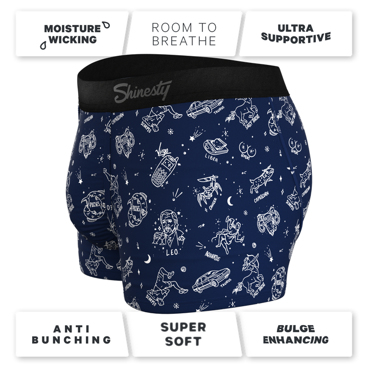 The Astrology Major | Glow in the Dark Astrological Signs Ball Hammock® Pouch Trunks Underwear