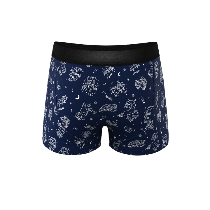 The Astrology Major | Glow in the Dark Astrological Signs Ball Hammock® Pouch Trunks Underwear