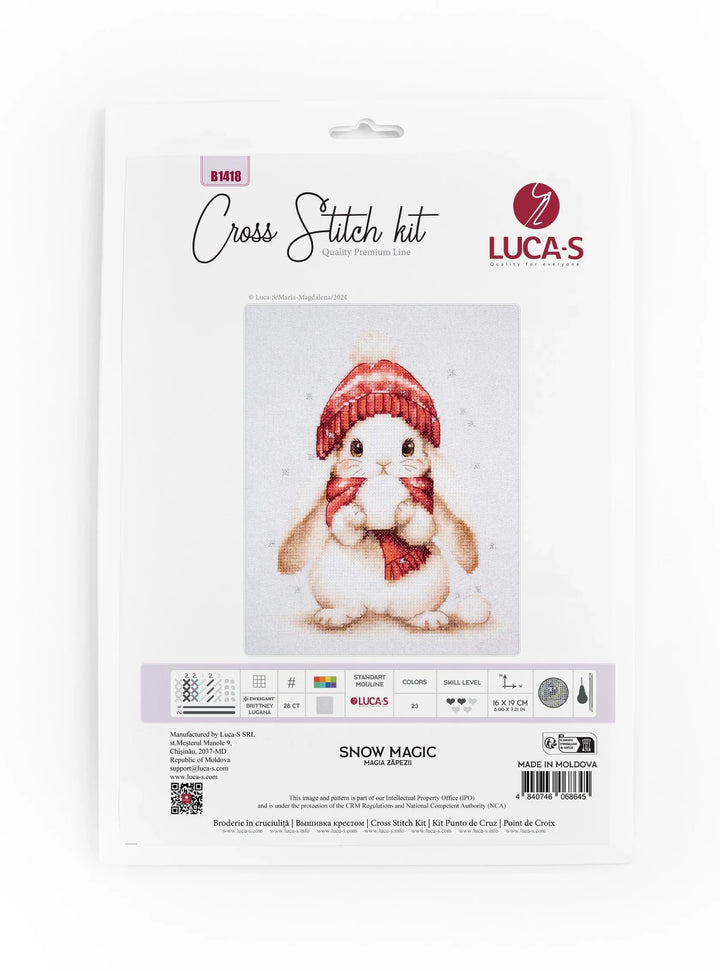 Snow Magic B1418L Counted Cross-Stitch Kit
