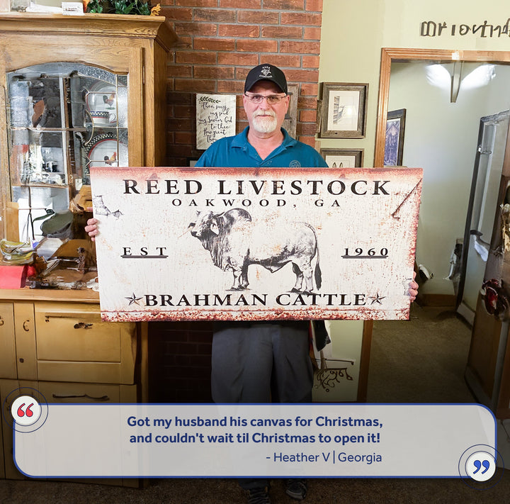 Brahman Cattle Sign