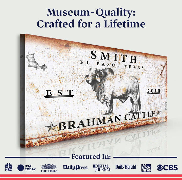 Brahman Cattle Sign