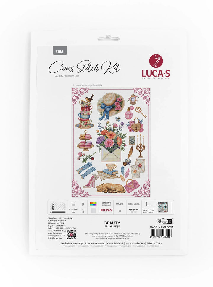 Beauty B7041L Counted Cross-Stitch Kit