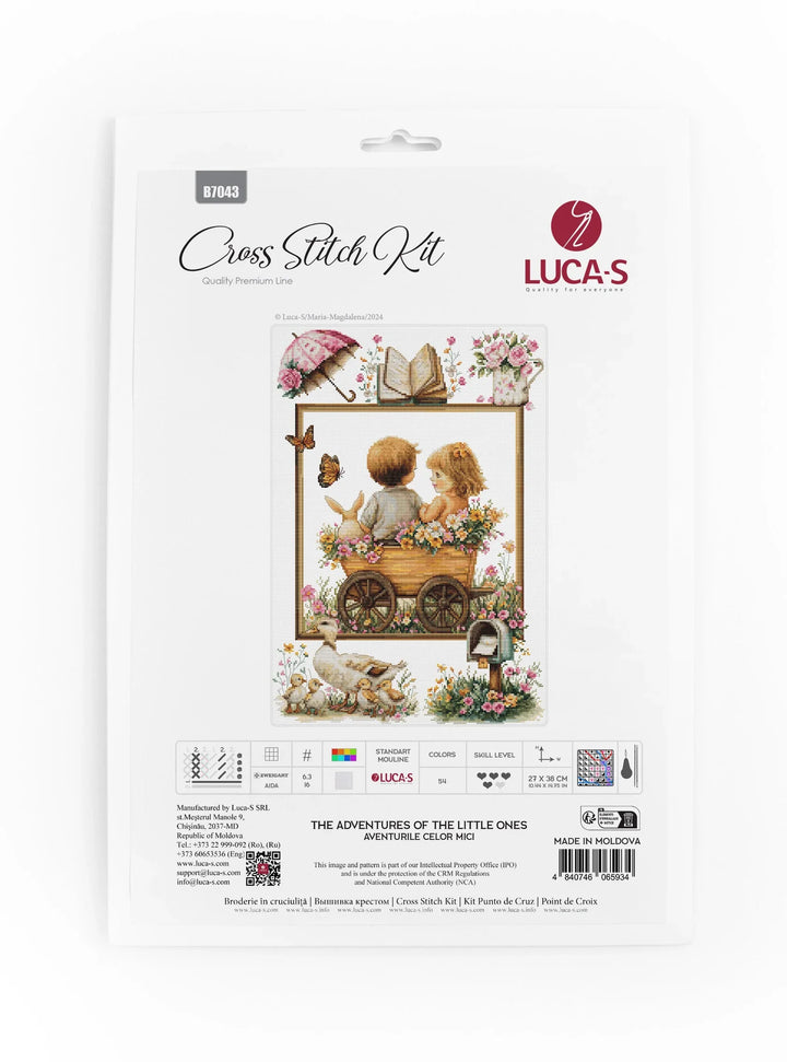 The Adventures of The Little Ones B7043L Counted Cross-Stitch Kit