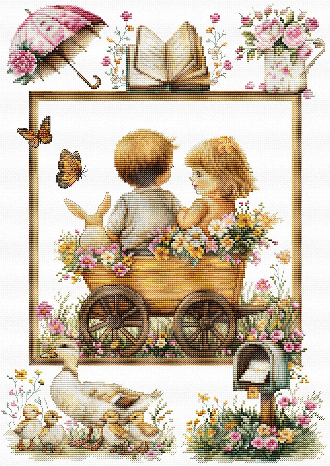 The Adventures of The Little Ones B7043L Counted Cross-Stitch Kit