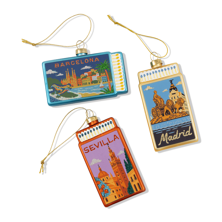 Barcelona Matchbook Ornament