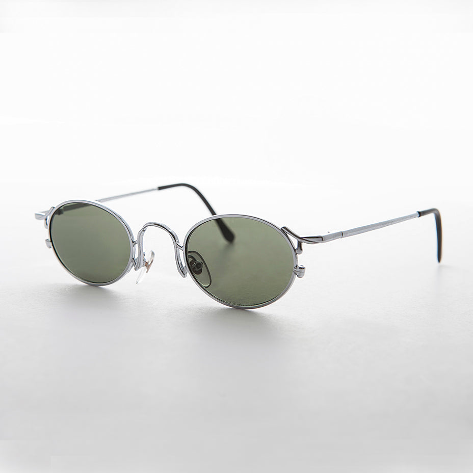 Oval Victorian Style 90s Sunglasses - Beatrice