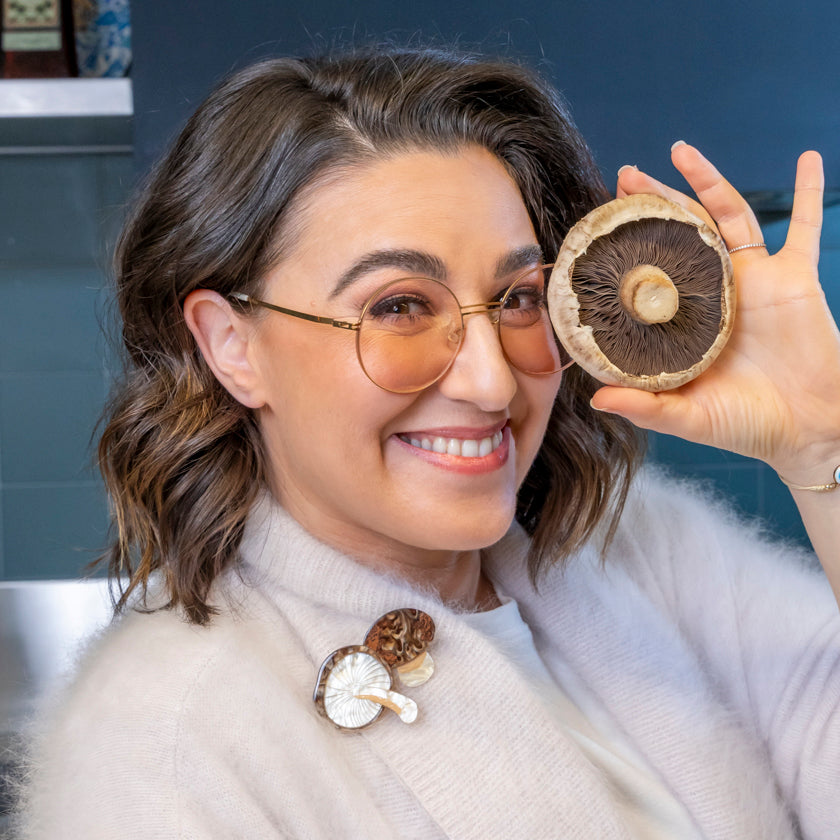 Mighty Mushie Brooch by Erstwilder