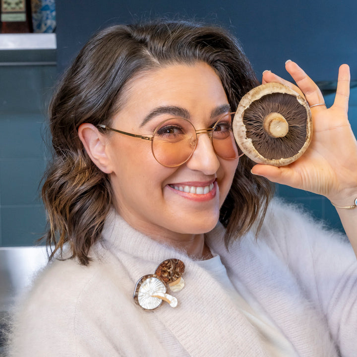 Mighty Mushie Brooch by Erstwilder