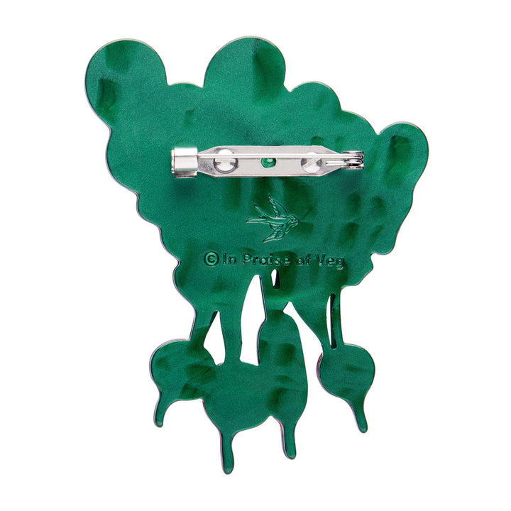 Radish Remedy Brooch by Erstwilder