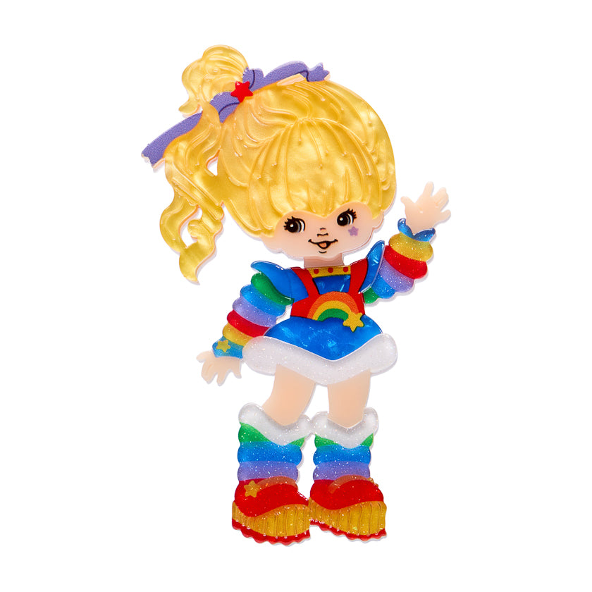 Rainbow Brite Says Hello Brooch by Erstwilder