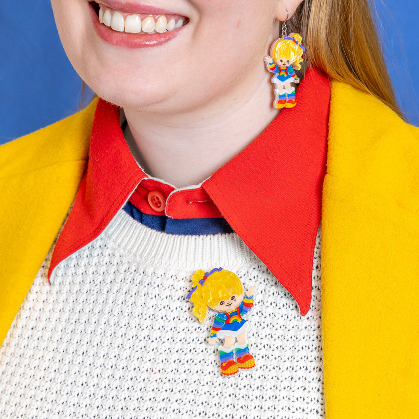 Rainbow Brite Says Hello Brooch by Erstwilder