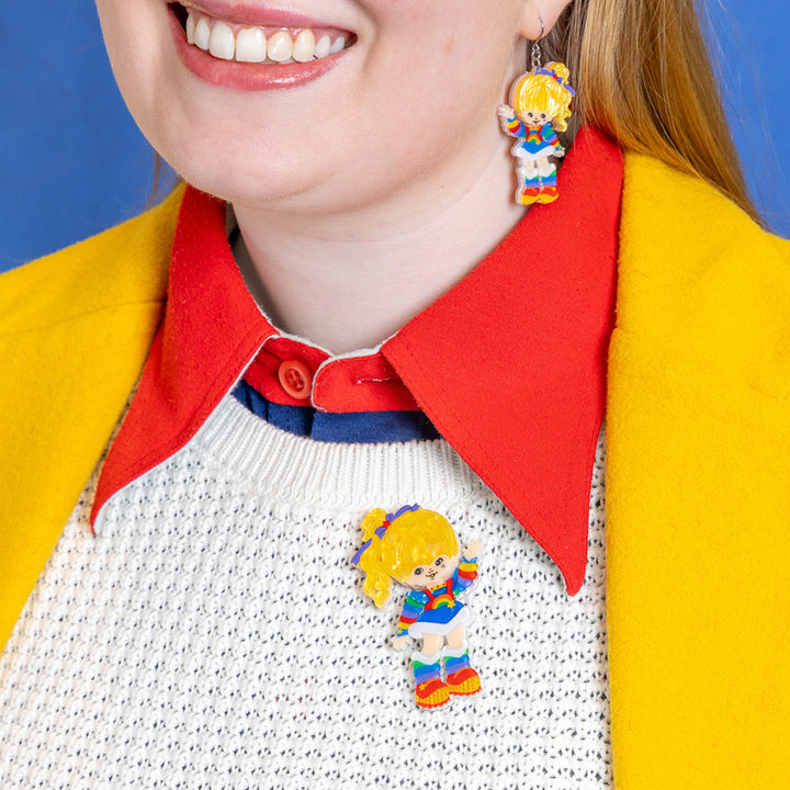 Rainbow Brite Says Hello Brooch by Erstwilder