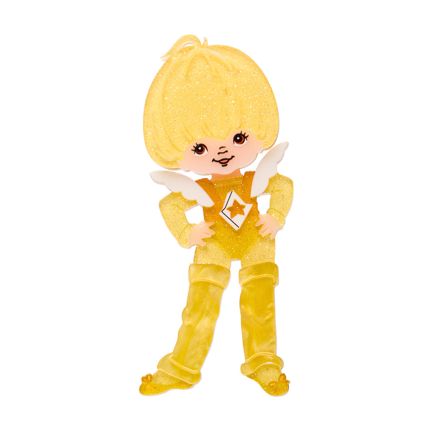 Canary Yellow Brooch Rainbow Brite x Erstwilder