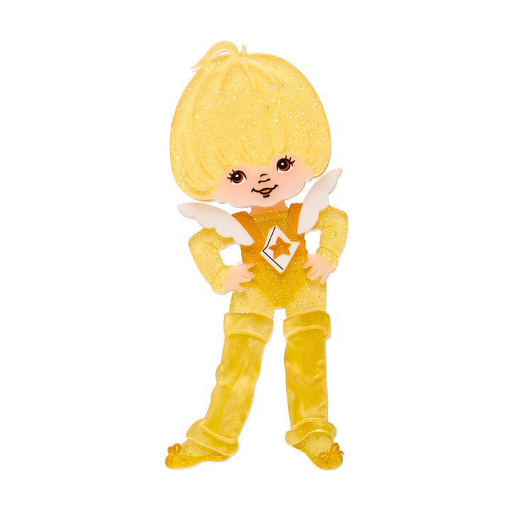 Canary Yellow Brooch Rainbow Brite x Erstwilder