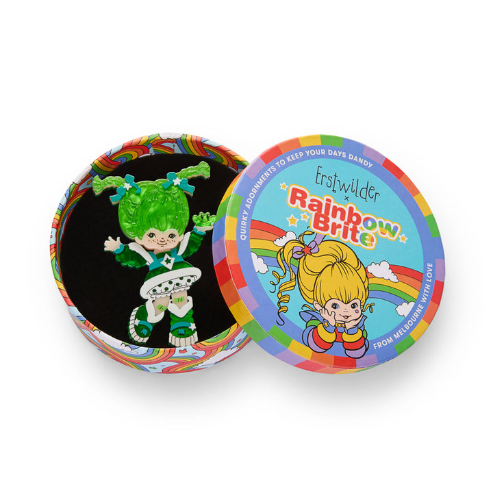 Patty O’Green Brooch Rainbow Brite x Erstwilder