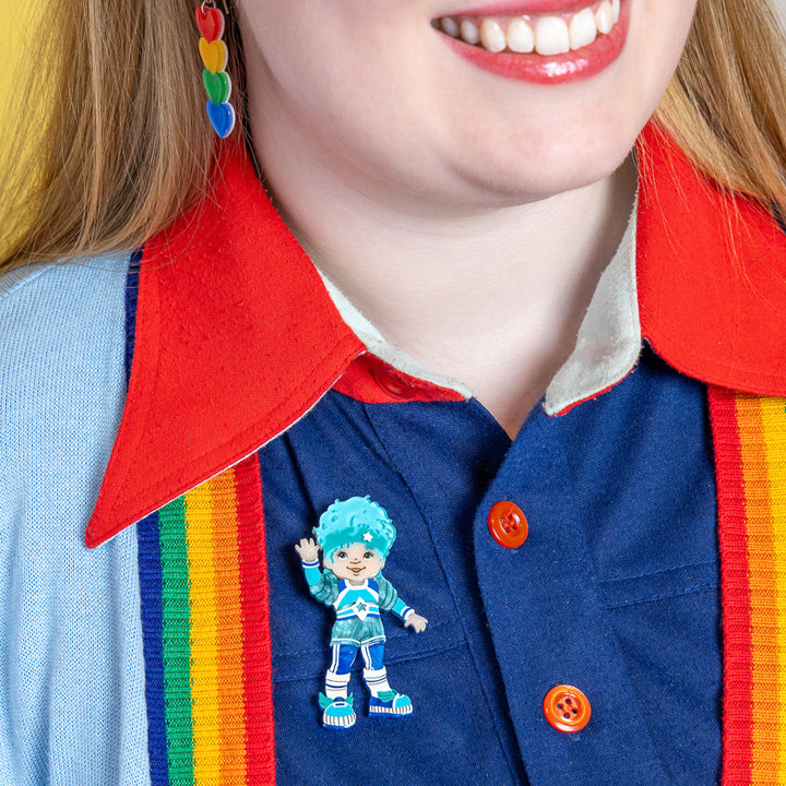 Buddy Blue Brooch Rainbow Brite x Erstwilder