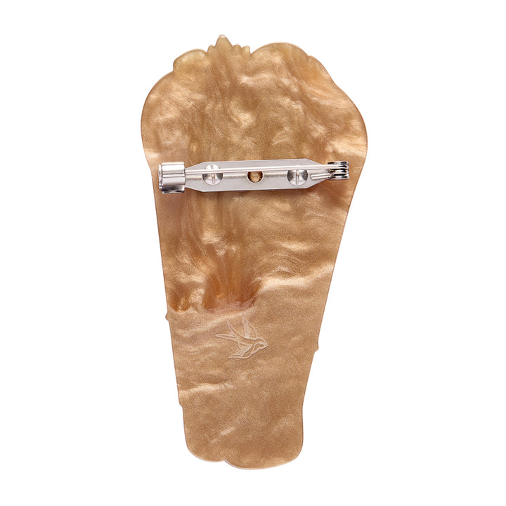 Gyros on the Go Brooch by Erstwilder