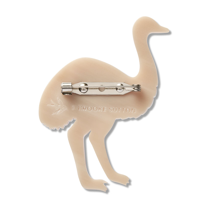 Utingat Ritjinguthinha (Emu) Brooch by Erstwilder