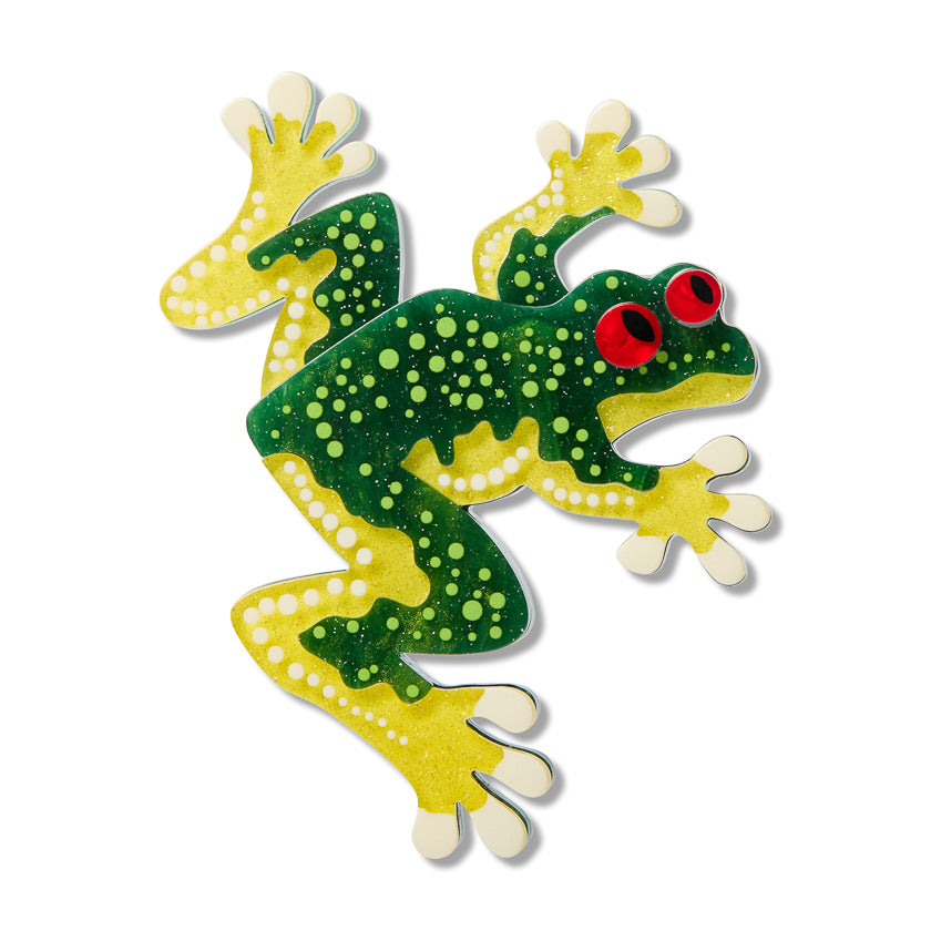 Tjawan Ritjinguthinha (Frog) Brooch by Erstwilder