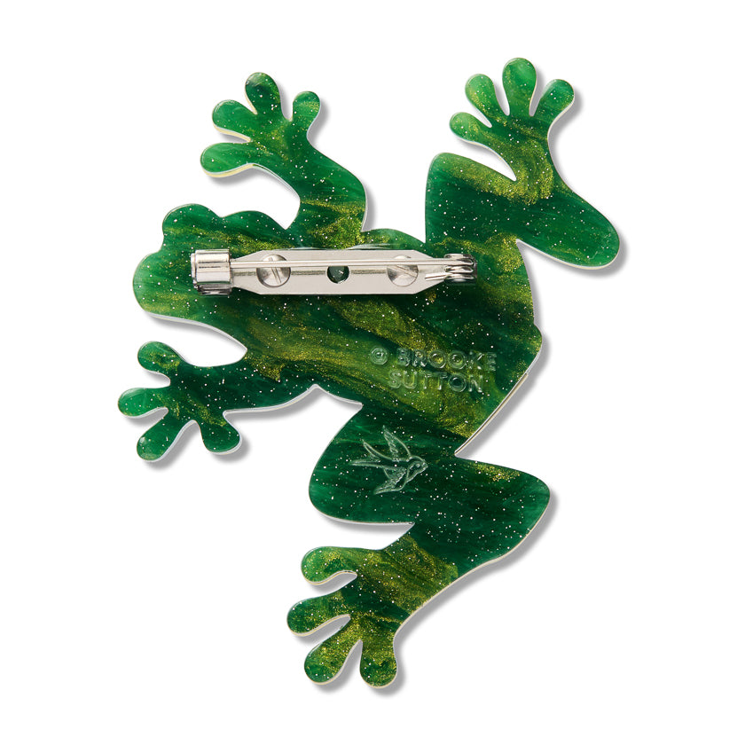 Tjawan Ritjinguthinha (Frog) Brooch by Erstwilder