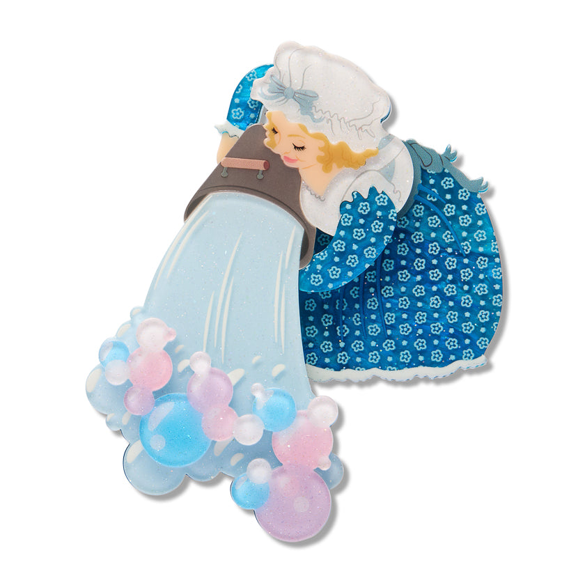 Dame Washalot Brooch by Erstwilder | Magic Faraway Tree