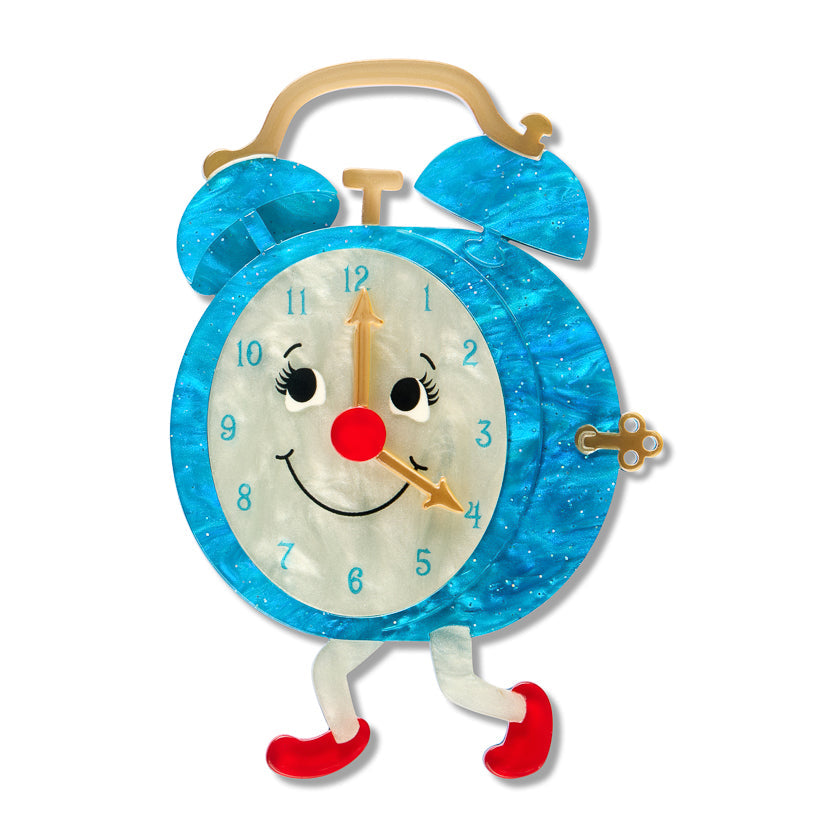 Silky's Clock Brooch by Erstwilder | Magic Faraway Tree