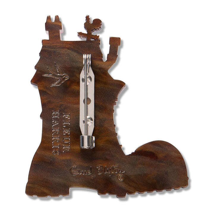 Shoe House Brooch by Erstwilder | Magic Faraway Tree