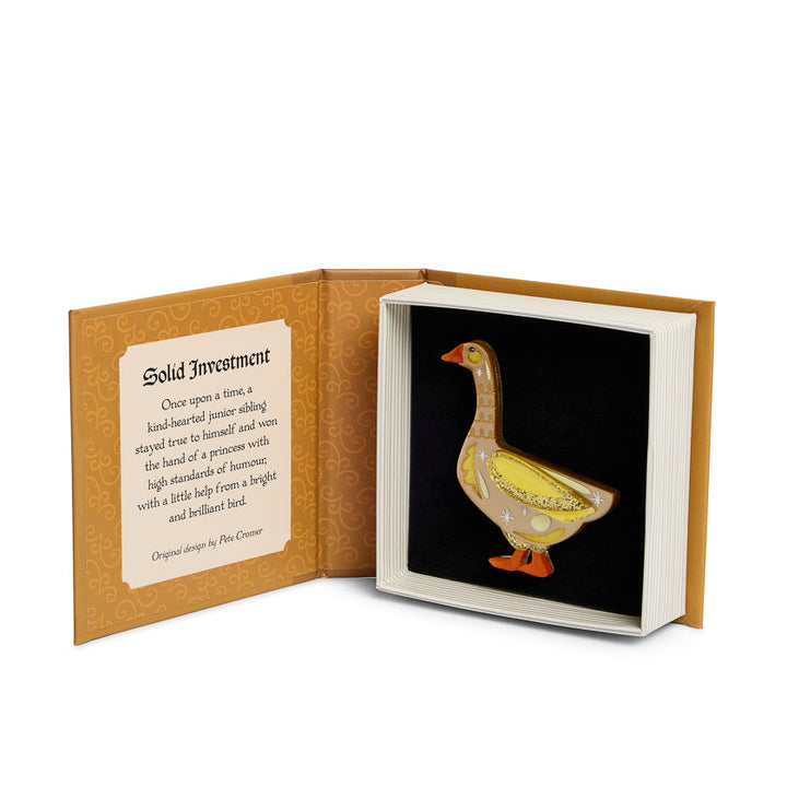 Solid Investment Brooch by Erstwilder x Pete Cromer