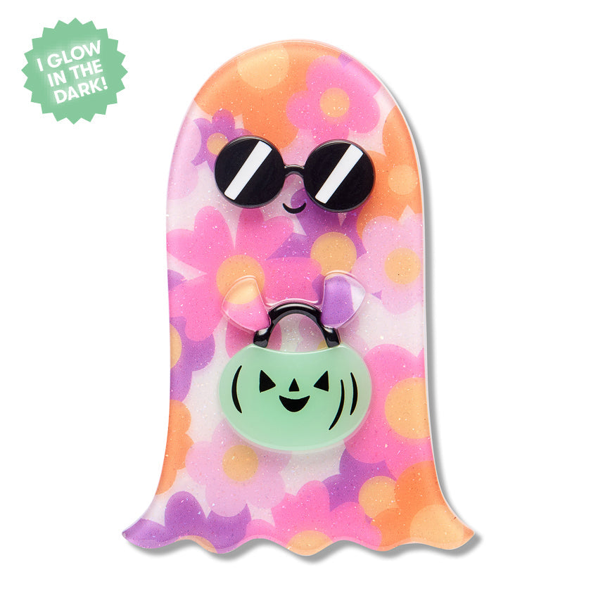 Season's Screamings Brooch by Erstwilder | Midnight Mischief Halloween Collection