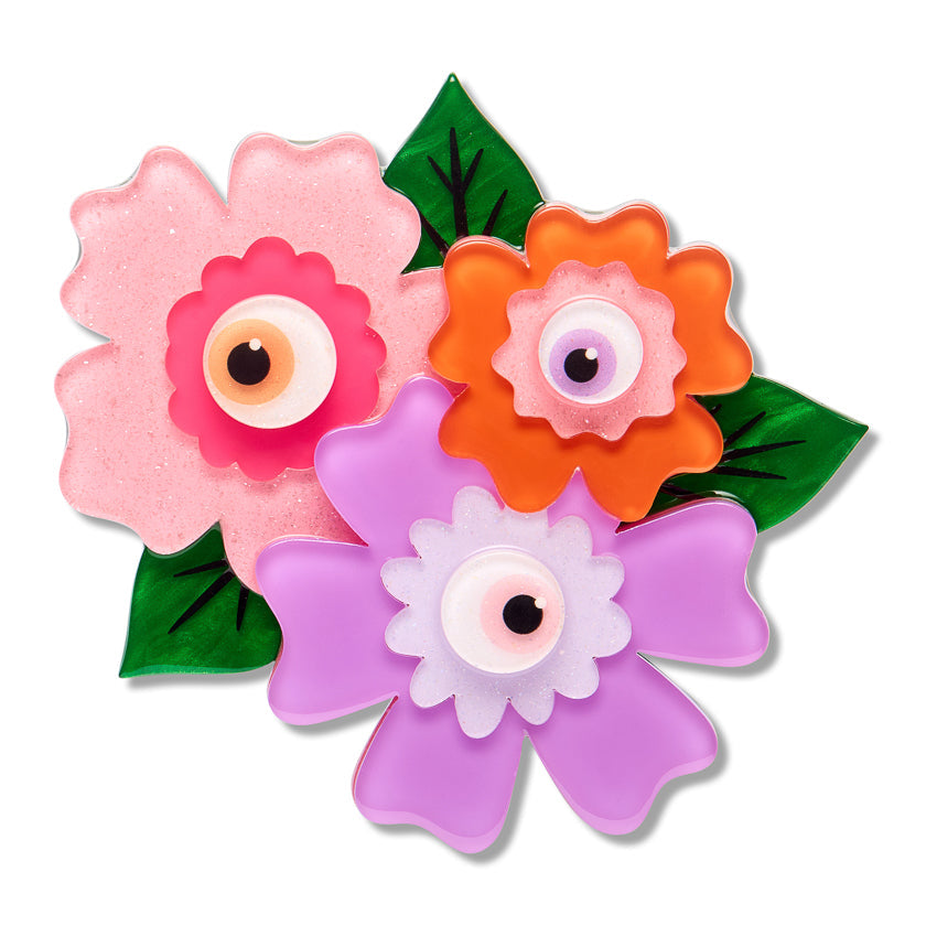 Eye Spy Brooch by Erstwilder | Midnight Mischief Halloween Collection