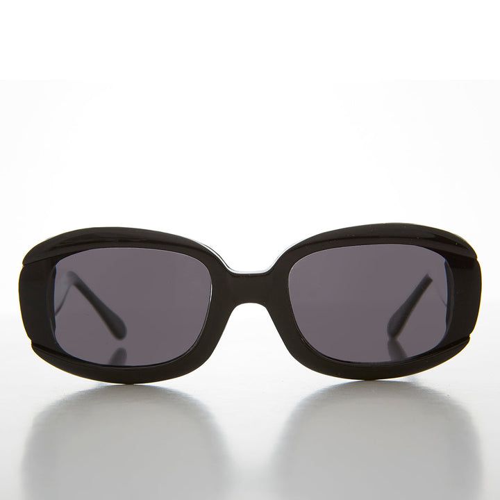 Rectangle Mod Style Vintage Sunglass - Blade