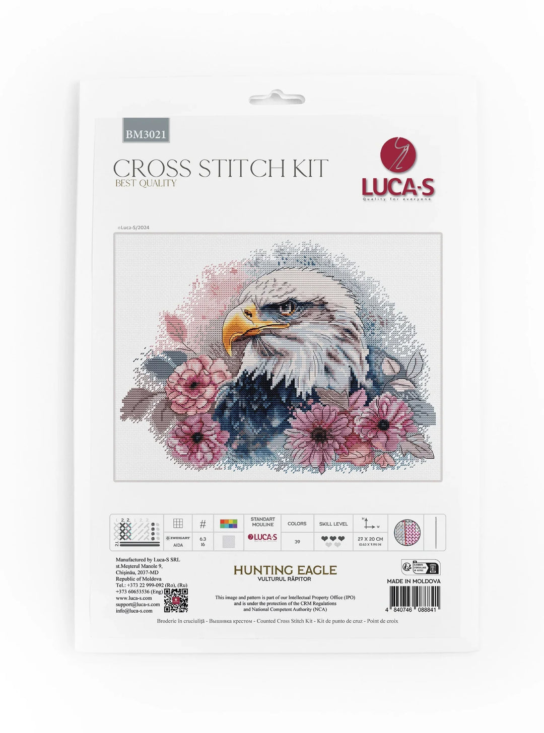 Hunting Eagle BM3021L Counted Cross-Stitch Kit