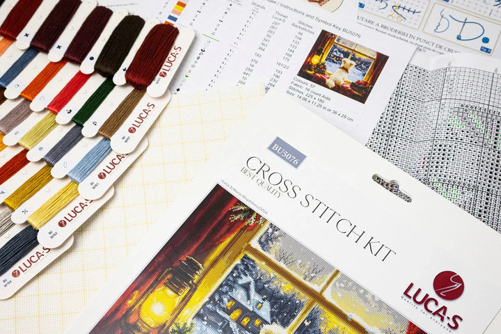 Waiting For The Snowflakes BU5076L Counted Cross-Stitch Kit