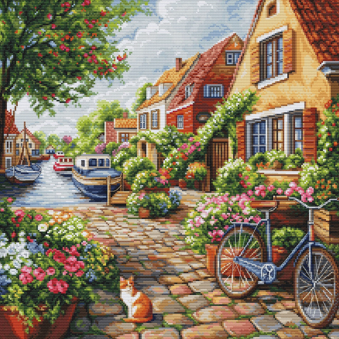Summer Splendor BU5078L Counted Cross-Stitch Kit