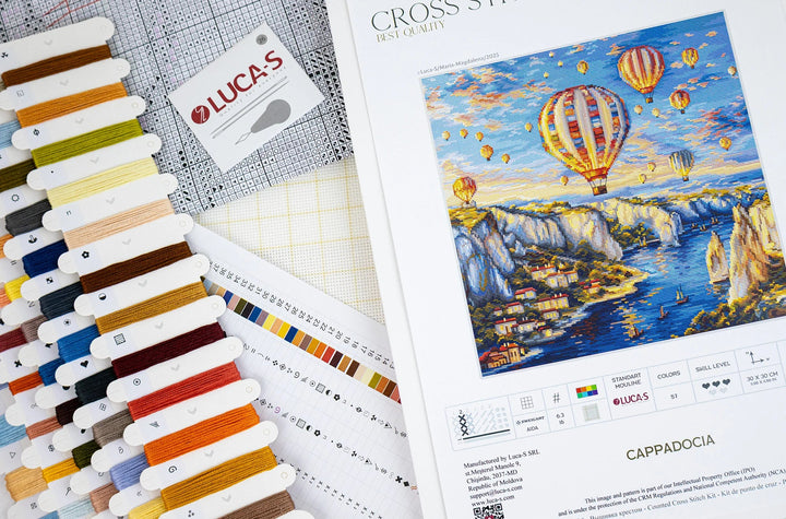 Cappadocia A Counted Cross-Stitch Kit by Luca-S BU5082L