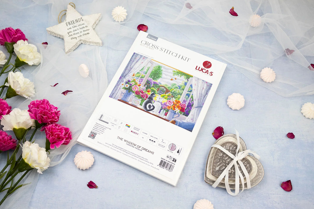 The Window of Dreams Counted Cross-Stitch Kit by Luca-S BU5088L