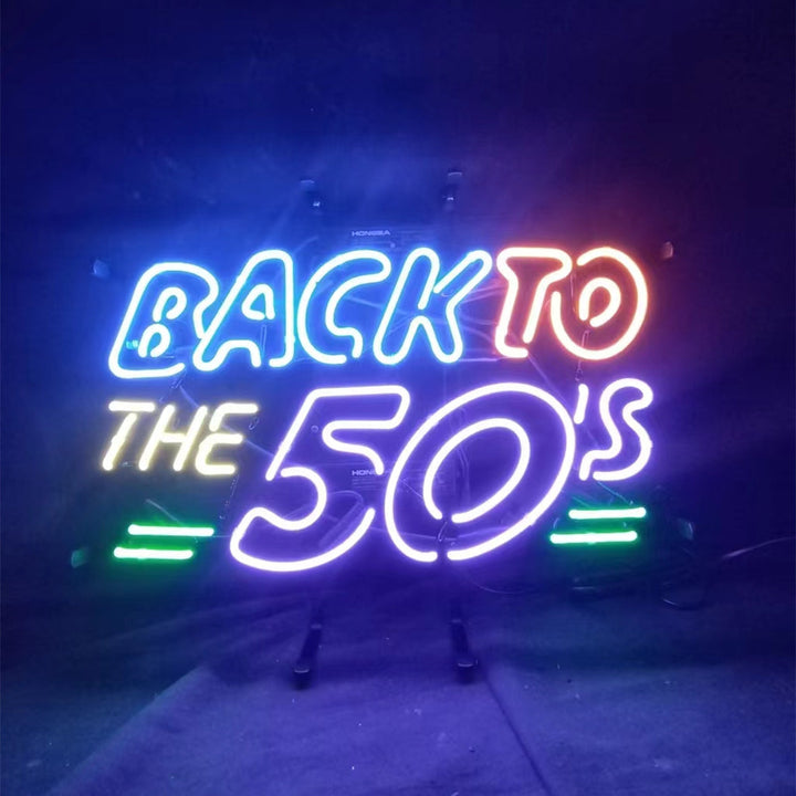 Back to The 50's Neon Light Signs
