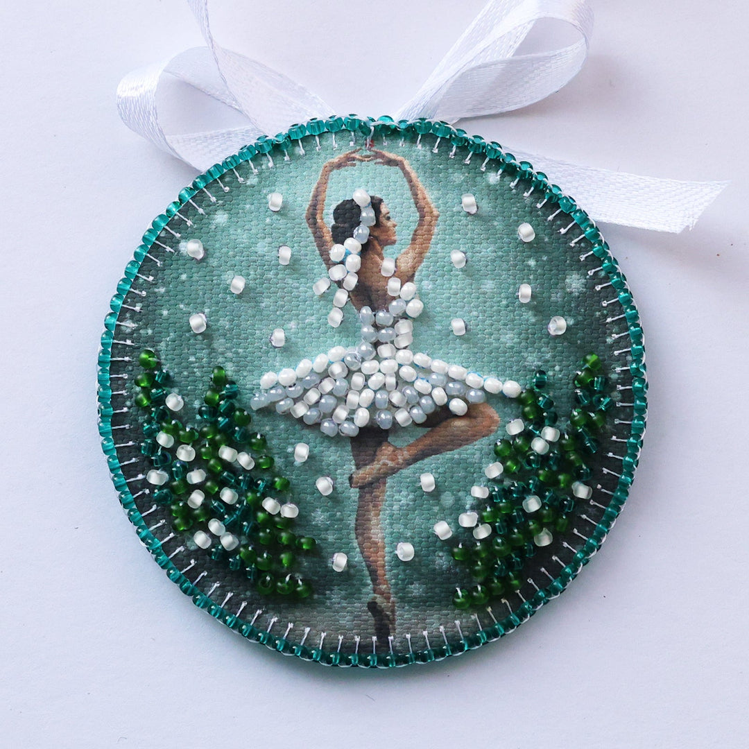 Ballet of the Winter Night Bead Embroidery Decoration Kit by Abris Art ABT-067