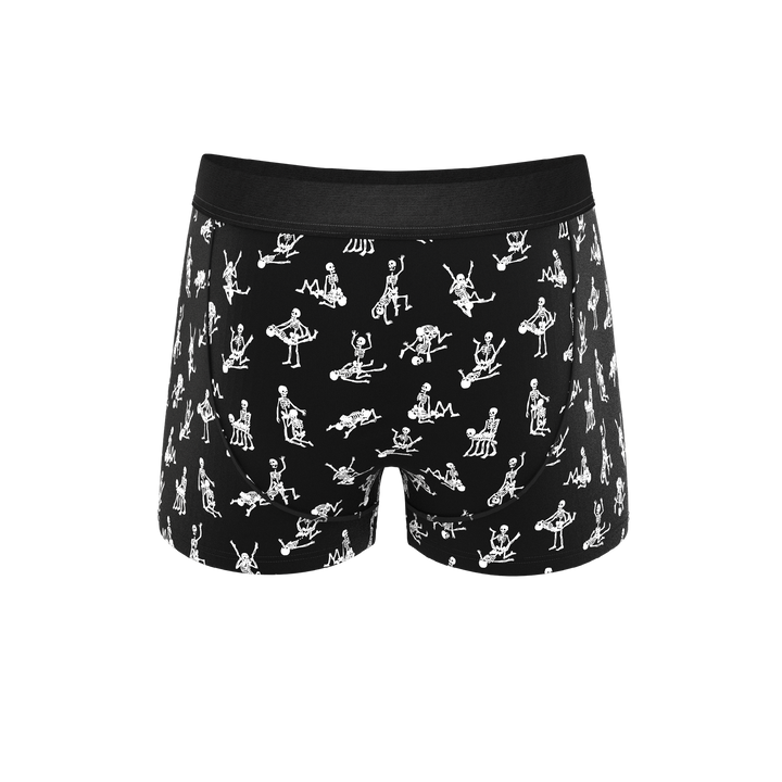 The Bare Back Bones | Glow in the Dark Skeletons Ball Hammock® Pouch Trunks Underwear