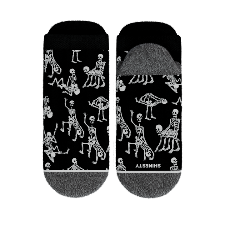 The Bare Back Bones | Skeletons Heel Hammock™ Ankle Socks