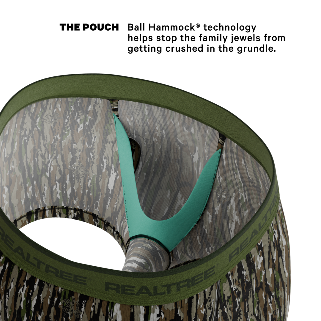 The Barking Up | Realtree x Shinesty Bark Camouflage Ball Hammock® Pouch Trunks Underwear
