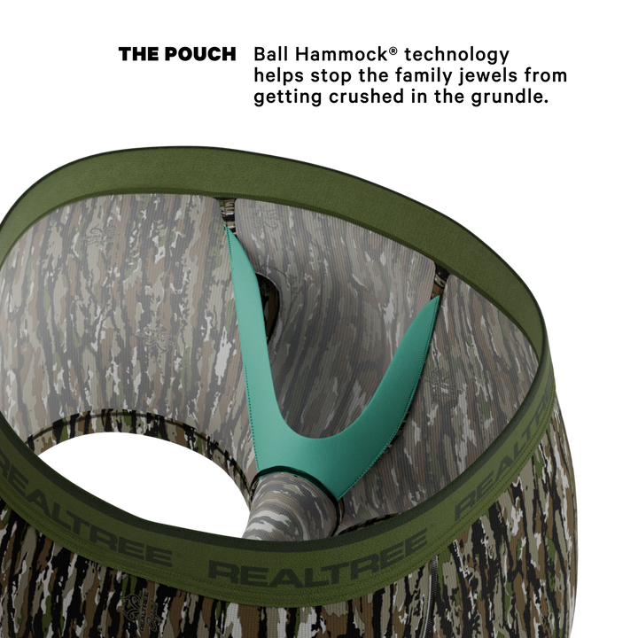The Barking Up | Realtree x Shinesty Bark Camouflage Ball Hammock® Pouch Trunks Underwear